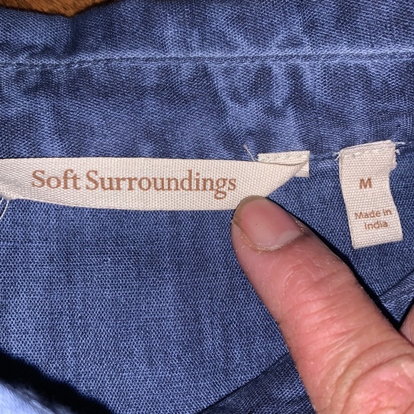 Soft Surroundings Pool Party Shirt style 2DC98 - Picture 9 of 11